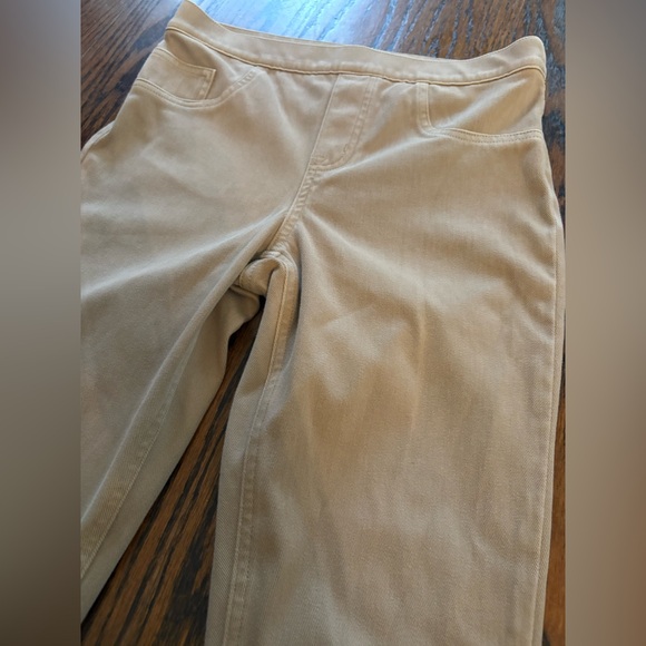 Spanx M Earthy Taupe Soft Knit Stretch Jean-Ish Ankle Skinny Leggings - Picture 7 of 8